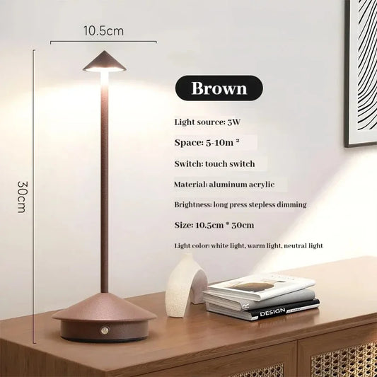 Touch the Future of Illumination - Brown